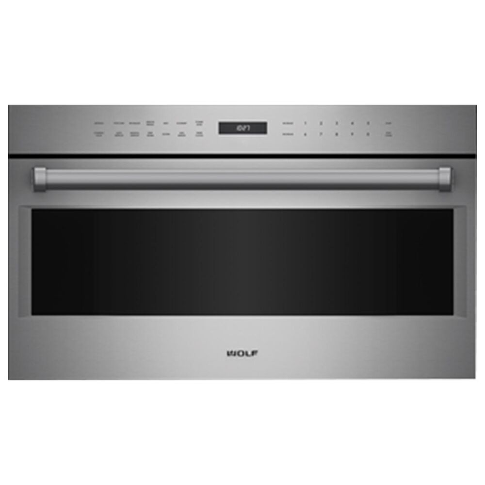 Wolf 30" Drop Down Door Microwave in Stainless Steel, , large