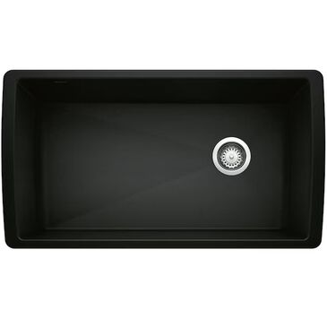 Blanco Diamond Super Single Bowl Kitchen Sink in Coal Black, , large