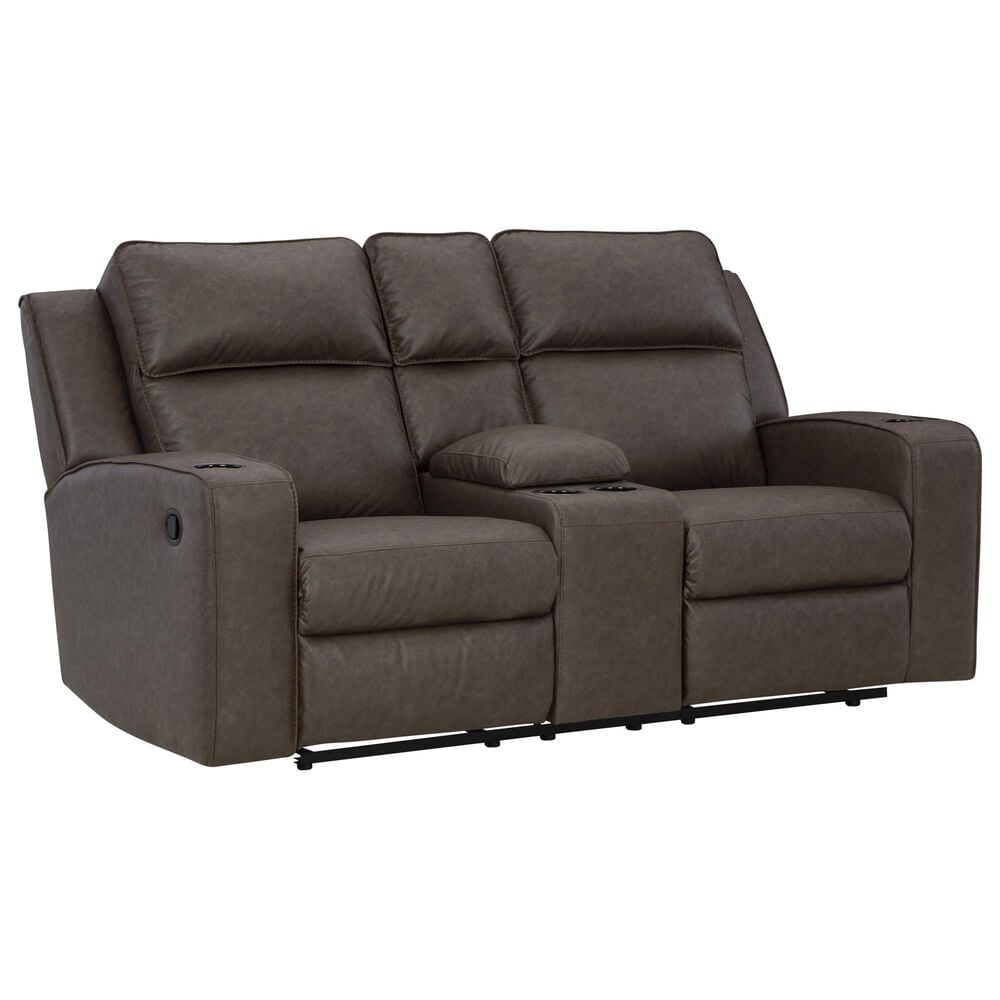 Ashley Lavenhorne 2-Piece Manual Reclining Living Room Set in Umber, , large