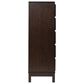 Ashley Vanmore 5-Piece Queen Storage Bedroom Set in Dark Brown, , large