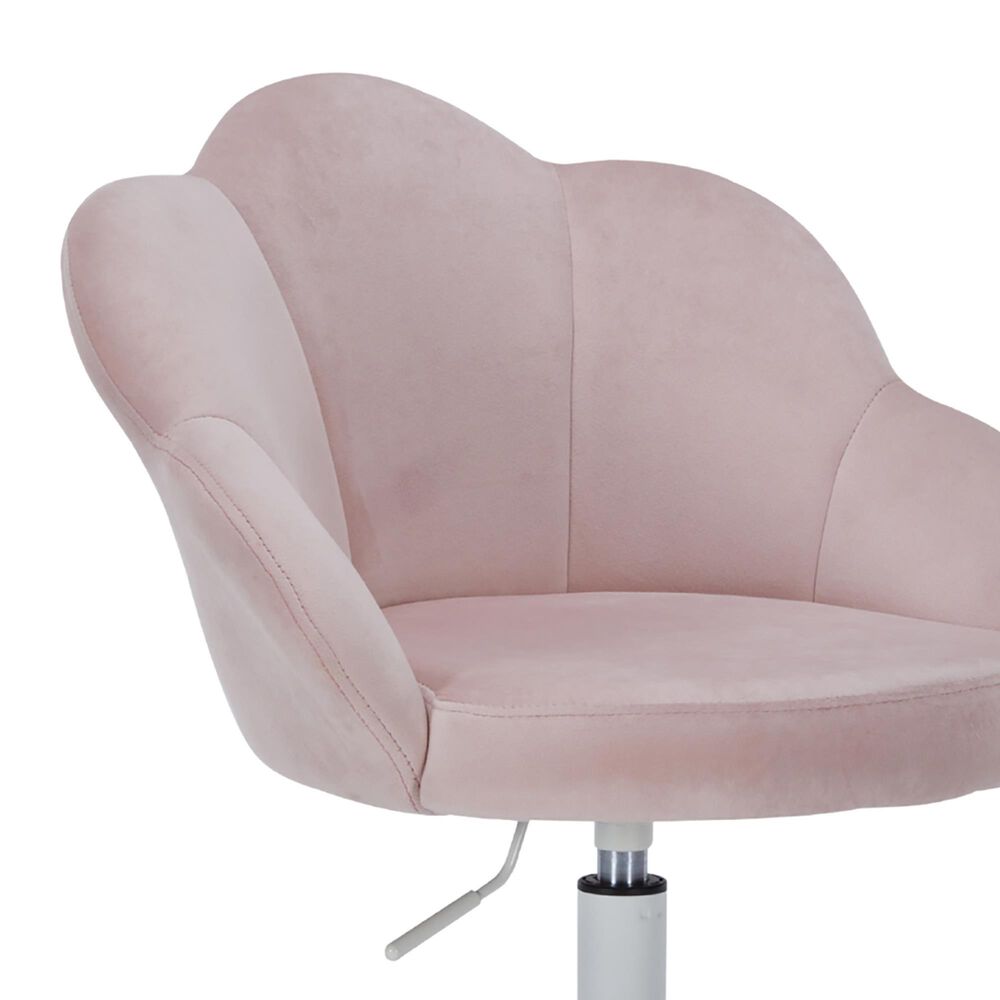 Impressions Vanity Kids' Dominique Swivel Vanity Chair in Light Pink, , large