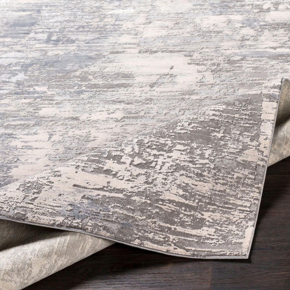 Surya Alpine 2&#39; x 2&#39;11&quot; Gray, Charcoal, Taupe and Light Gray Area Rug, , large