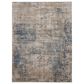 Nourison Quarry Abstract 7"10" x 9"10" Blue and Beige Area Rug, , large
