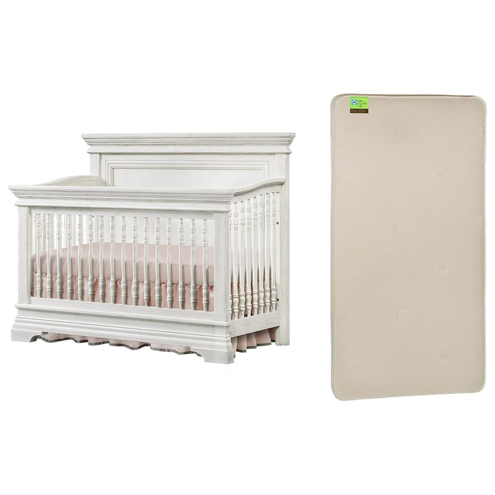 Eastern Shore Olivia 2 Piece Nursery Set in Brushed White, , large