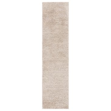Safavieh August Shag AUG561B 2" x 8" Beige Runner, , large
