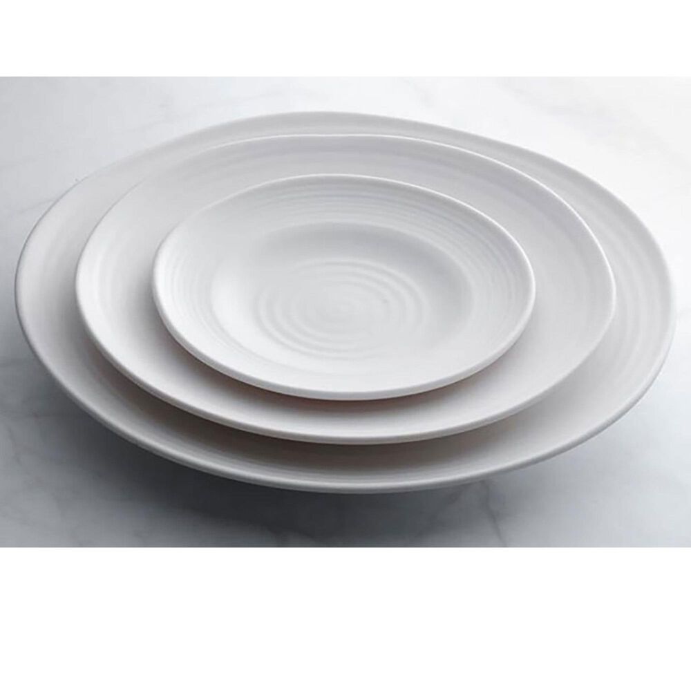 LeadingWare 8 7/8" Dinnerware Plate in White Dove, , large
