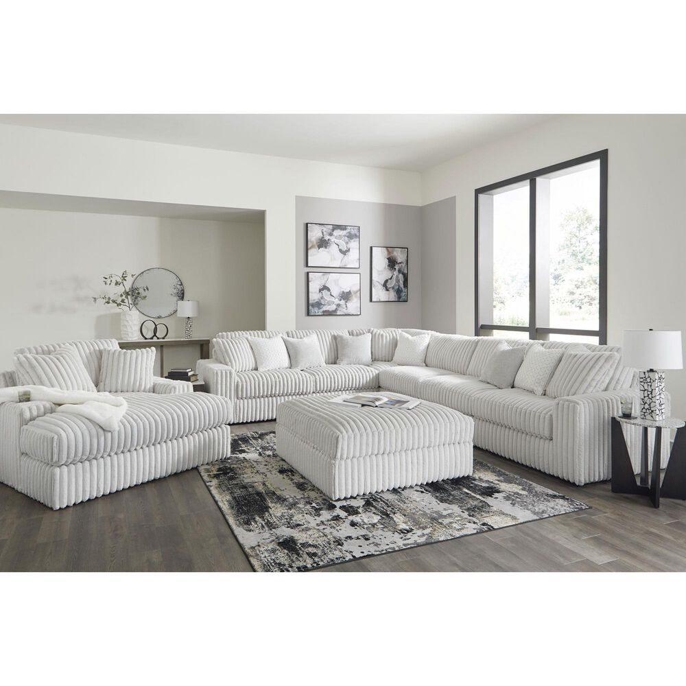 Ashley Stupendous Oversized Chaise in Alloy, , large