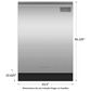 Fisher & Paykel 24" Built-In Pocket Handle Dishwasher in Stainless Steel, , large