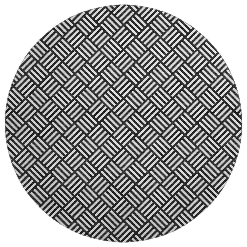 Dalyn Rug Company The Reserve TR3 Ivory 8" Round Indoor/Outdoor Area Rug, , large