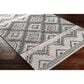 Surya Alyssa 9" x 12" Black, White, Gray and Brown Area Rug, , large