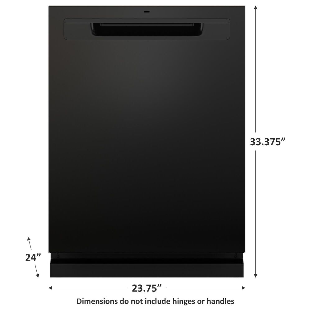 GE Appliances 24&quot; Built-In Pocket Handle Dishwasher in Black, , large