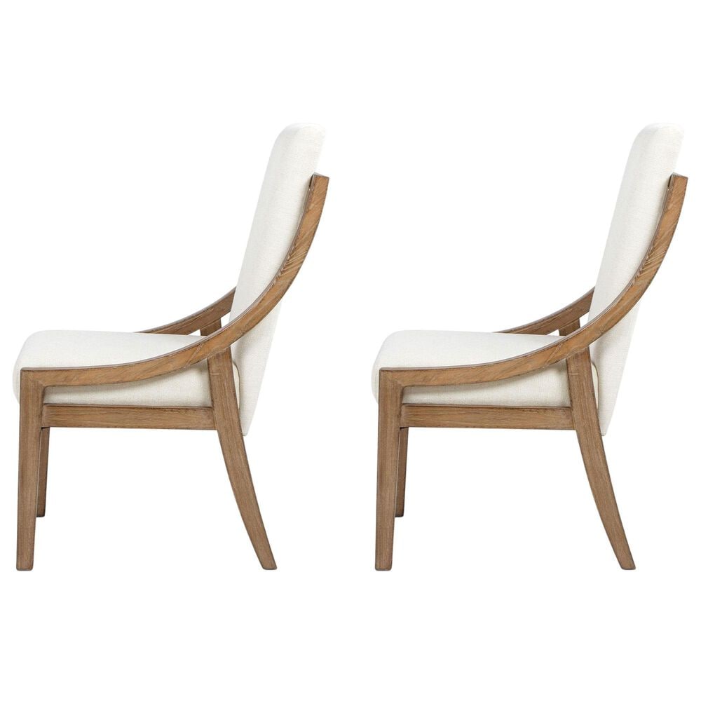 Jennifer Taylor Home Lennox Upholstered Side Chair in Soft Flax Light Beige (Set of 2), , large