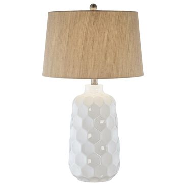Pacific Coast Lighting Honeycomb Dreams Table Lamp in White, , large