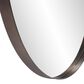 Howard Elliott Steele Round Mirror in Brass, , large