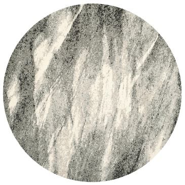 Safavieh Retro RET2891-8012-6R 6" Round Grey/Ivory Area Rug, , large