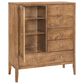 Archbold Furniture Warren 5 Drawer 3 Shelf Chifforobe in Harvest, , large