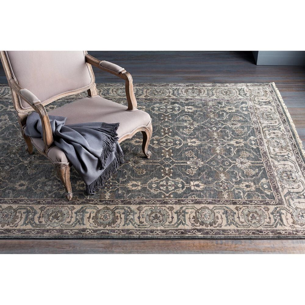 Surya Theodora 10&#39; x 14&#39; Gray, Slate and Dark Brown Area Rug, , large