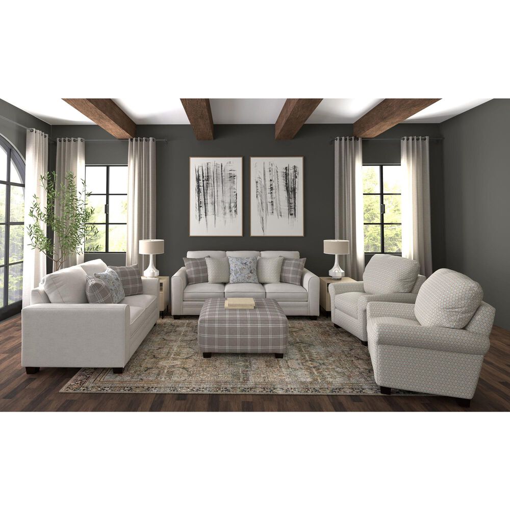 Hartsfield Magnolia Stationary Sofa in Shell, , large