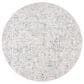 Safavieh Webster WBS310G 6"7" Round Grey and Beige Area Rug, , large