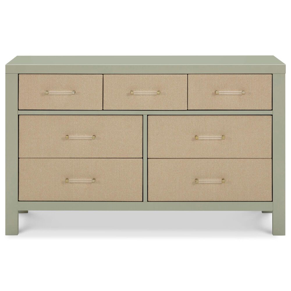 DaVinci Eloise 7-Drawer Dresser in French Sage and Sand, , large