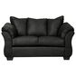 Ashley Darcy Stationary Loveseat in Black, , large