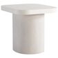 Bernhardt Ellison Side Table in Sandblasted White and Adobe, , large