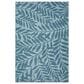 Dalyn Rug Company Sedona Floral 3" x 5" Denim Indoor/Outdoor Area Performance Rug, , large