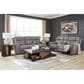 Ashley 5Z-Comfort Power Recliner Sofa with Adjustable Headrest in Coin, , large