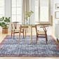 Nourison Grand Washables 4" x 6" Blue Brick Area Rug, , large