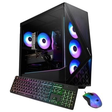 iBUYPOWER Slate 9 Gaming PC Desktop | AMD Ryzen 5 8400F - 16GB RAM - NVIDIA GeForce RTX 5060Ti Graphics - 1TB SSD in Black, , large