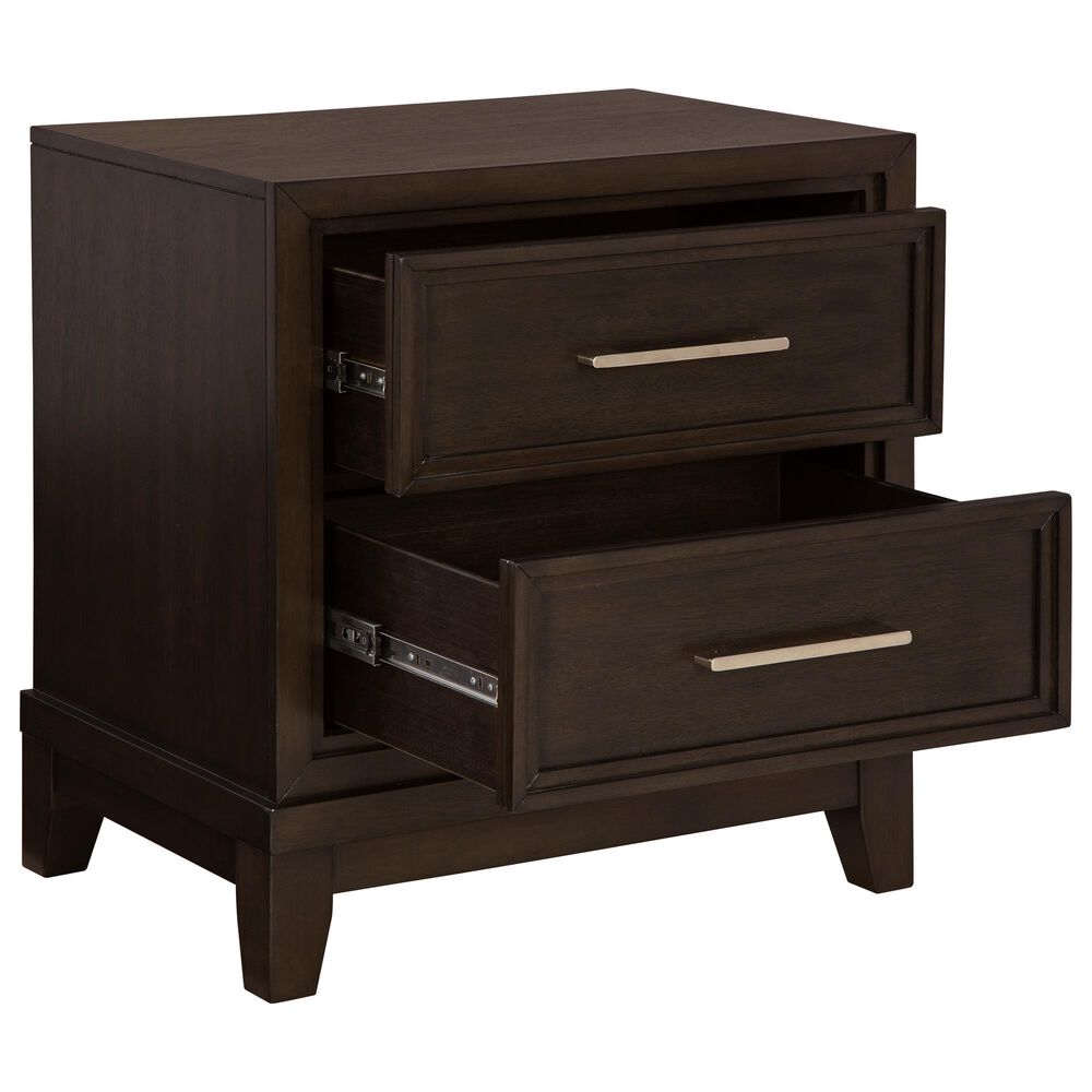 Ashley Neymorton 4-Piece Queen Bedroom Set in Dark Grayish Brown, , large