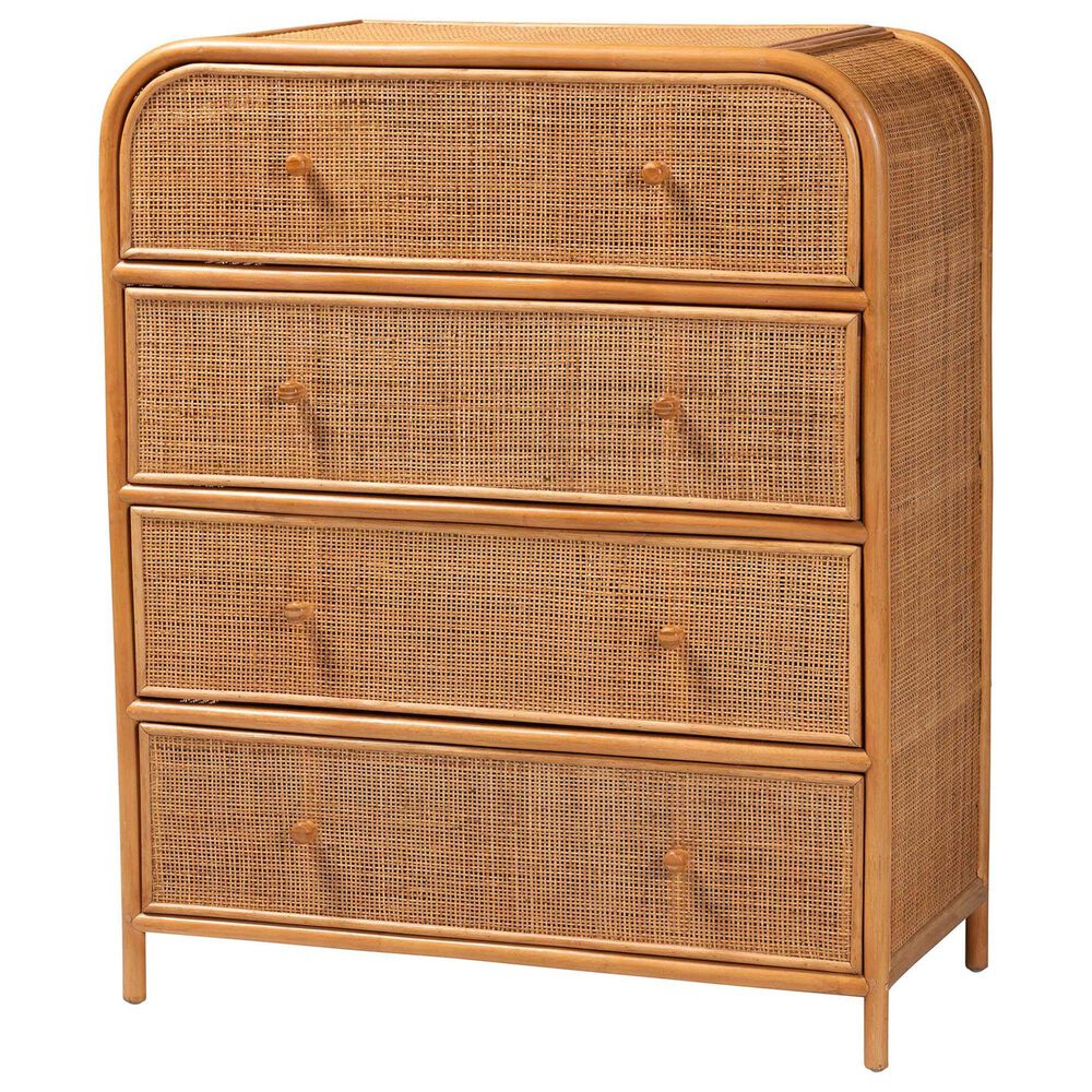 Baxton Studio Sampit 4-Drawer Storage Cabinet in Light Honey, , large