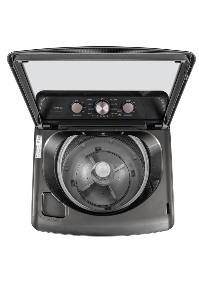 Midea 4.1 Cu. Ft. Top Load Washer in Metallic Grey, , large