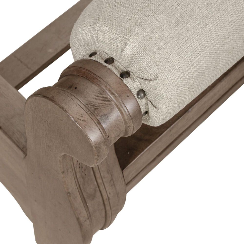 Belle Furnishings Americana Farmhouse Queen Sleigh Bed in Dusty Taupe, , large