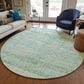 Dalyn Rug Company Portico PO1 Aloe 8" Round Area Rug, , large