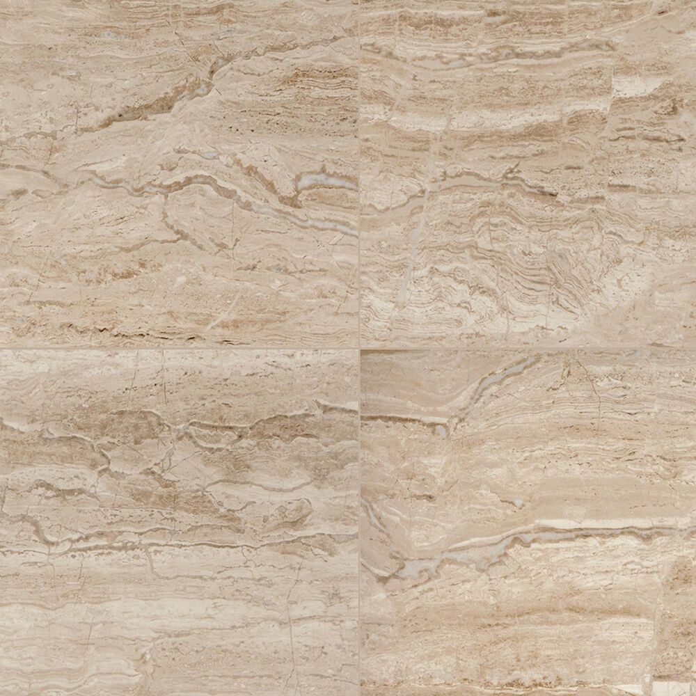 Dal-Tile Marble Attache Travertine 12&#39;&#39; x 24&#39;&#39; Porcelain Tile, , large