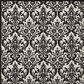 Nourison Damask DAS02 2"3" x 3"9" Black and White Area Rug, , large
