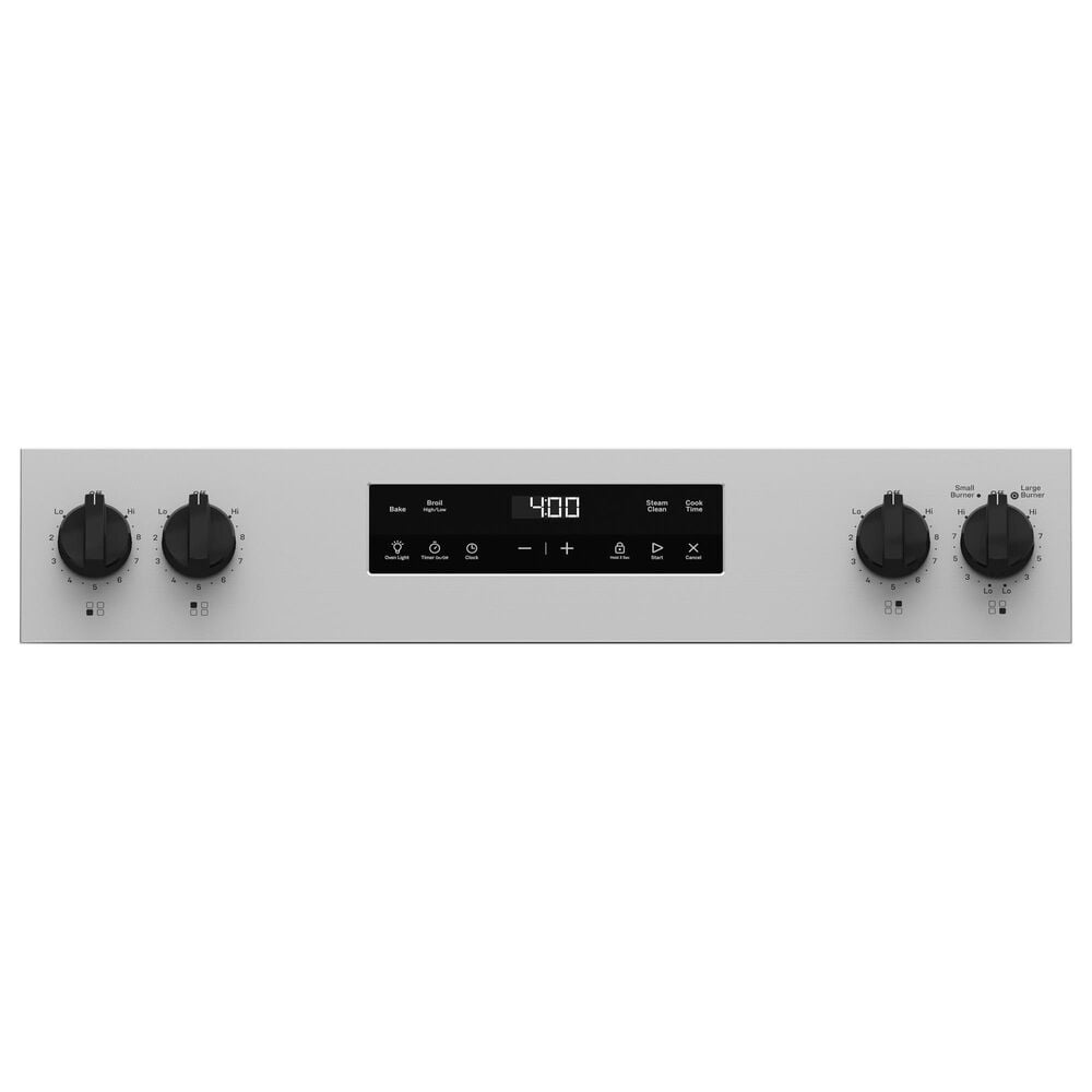 GE Appliances 30&quot; Freestanding Electric Range with Steam Clean in Stainless Steel, , large