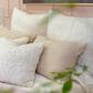 Pom Pom At Home Murphy 20" Square Throw Pillow in Ivory, , large