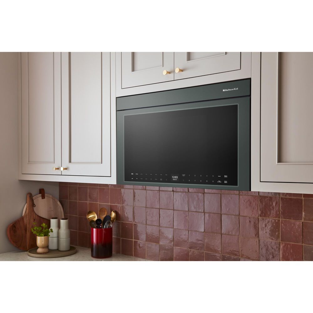 KitchenAid 1.1 Cu. Ft. Multifunction Over-the-Range Microwave Oven with Infrared Sensor Modes in Juniper, , large