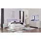 Ashley Zyniden 2-Drawer Nightstand in Silver, , large