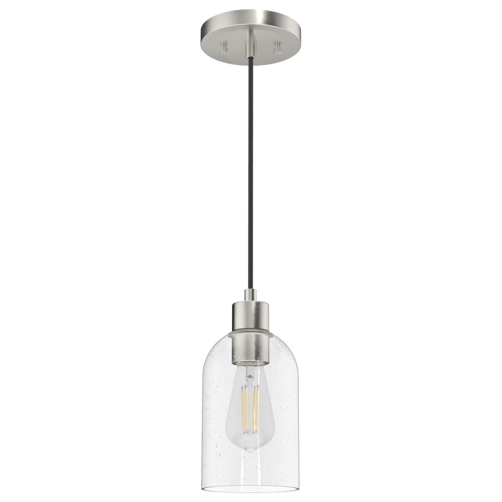Hunter Lochmeade 1-Light Mini Pendant in Brushed Nickel, , large