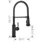 Blanco Empressa Semi Pro Kitchen Faucet 1.5 GPM in Matte Black, , large