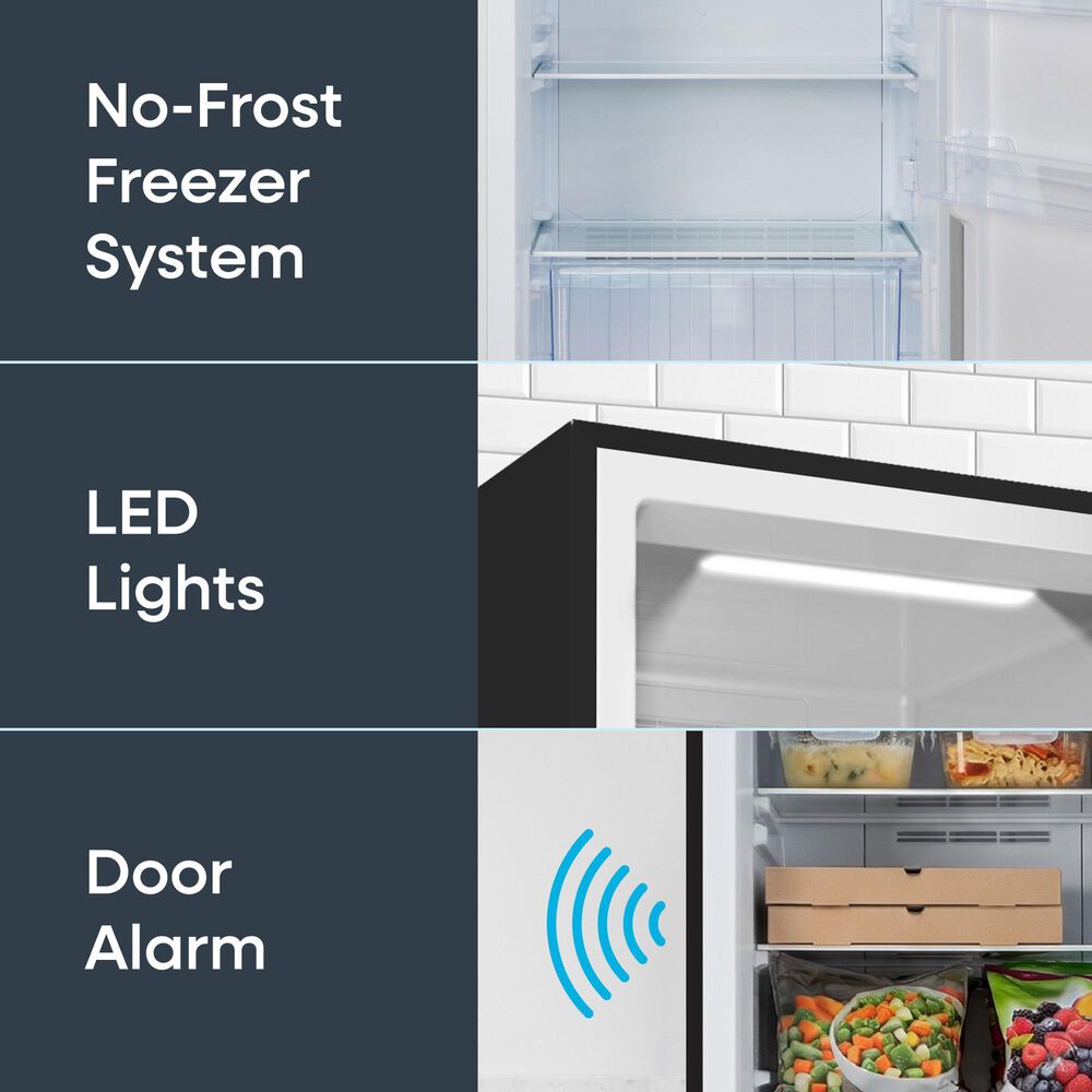 Element 17 Cu. Ft. Upright Convertible Freezer/Refrigerator in Stainless Steel, , large