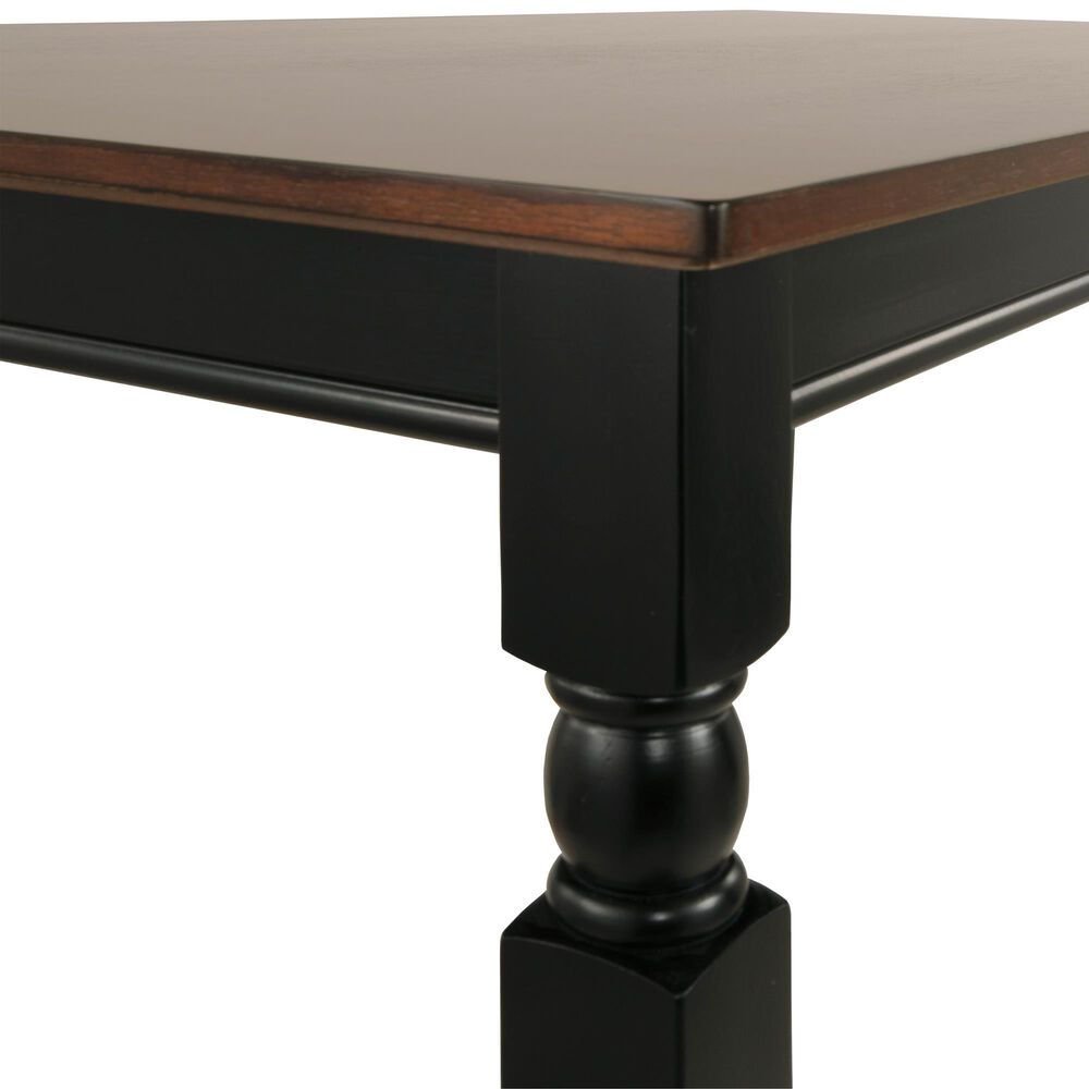 Ashley Owingsville 5-Piece Dining Set in Black and Brown, , large