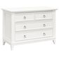 New Haus Emma Regency 4-Drawer Dresser in Warm White, , large