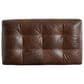 Bernhardt Nest Leather Ottoman in Brown, , large