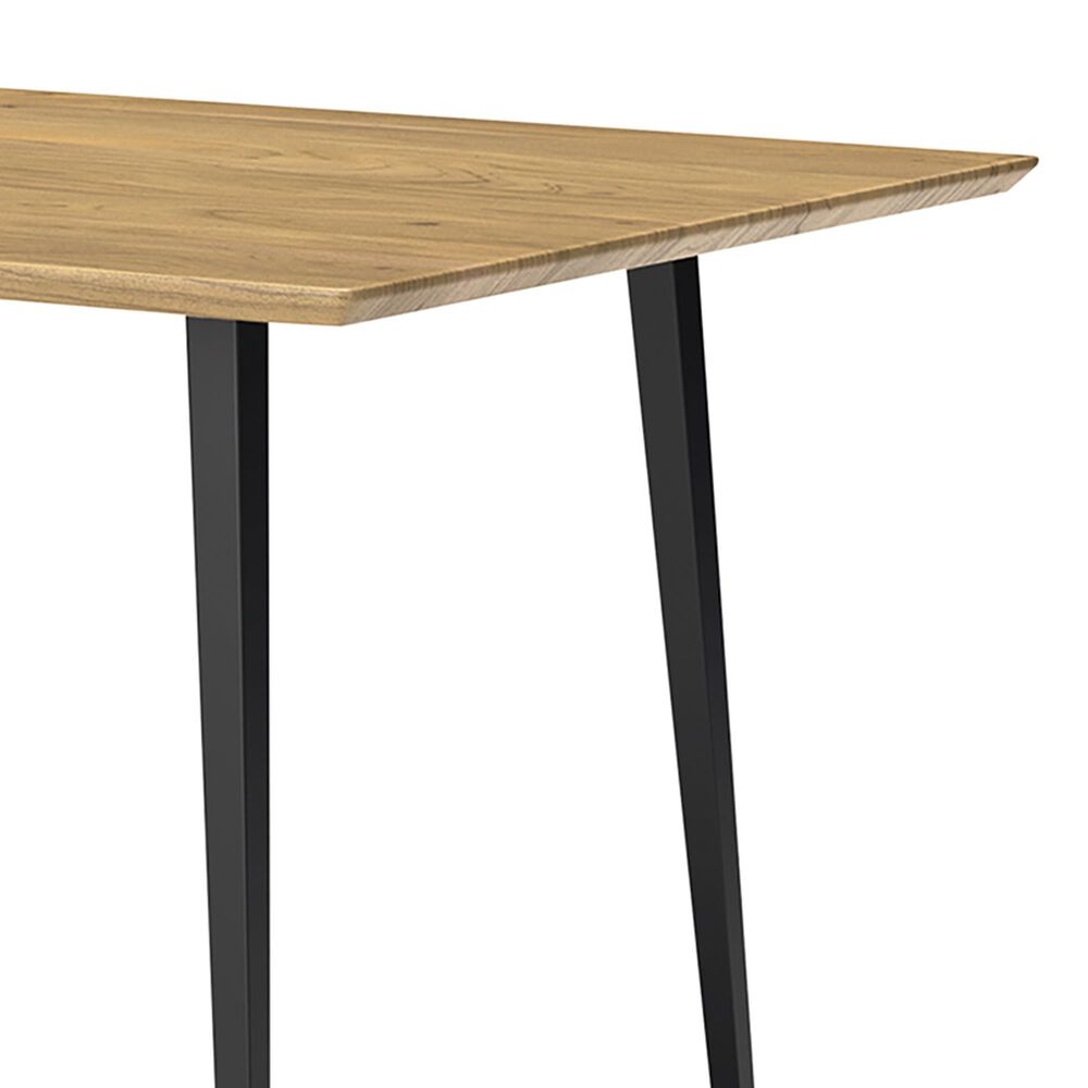 Ashley Gretlynn Rectangular Dining Table in Light Natural and Matte Black - Table Only, , large