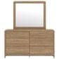Ashley Gramburg 4 Piece Twin Panel Bedroom Set in Warm Brown, , large