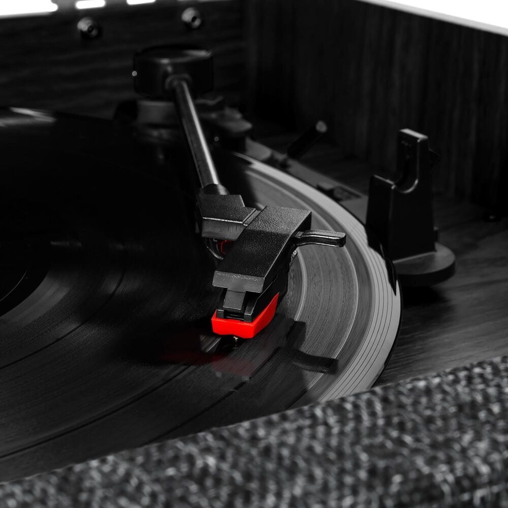 Victrola Century 6-in-1 Music Center Record Player with 3-Speed Turntable in Black, , large
